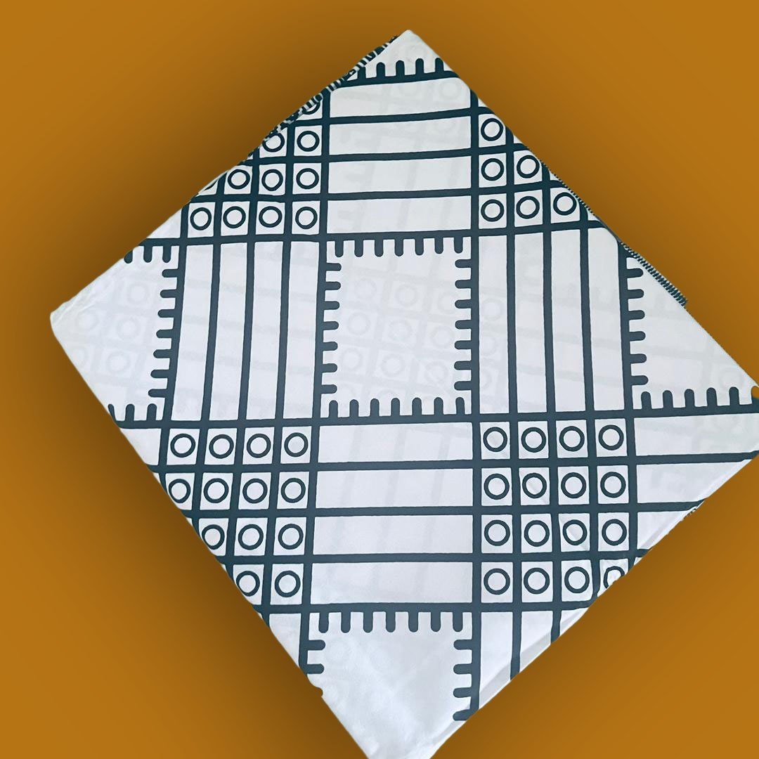 Ghana Wax Fabric 100% Cotton 6Yards