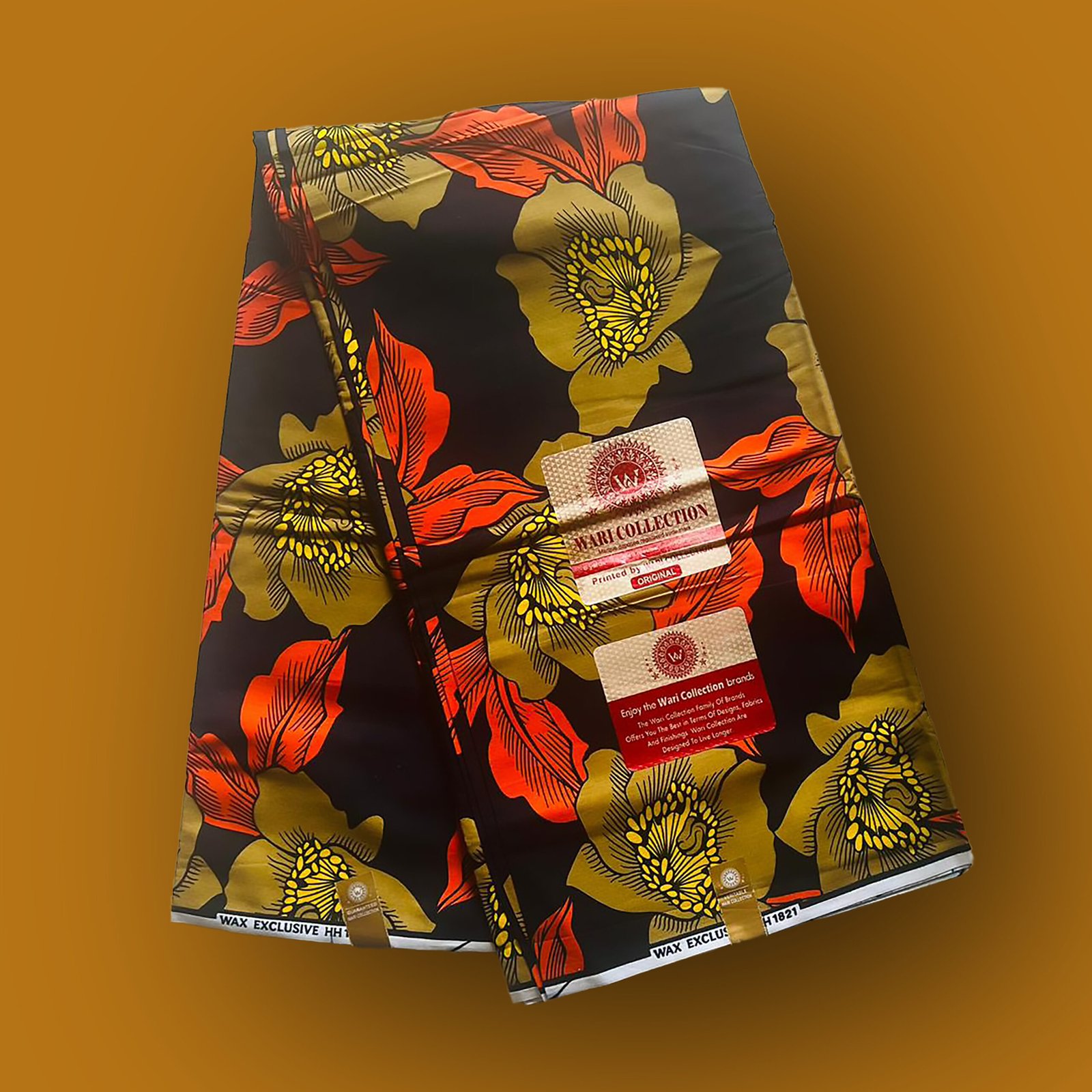 Ghana Wax Fabric 100% Cotton 6Yards