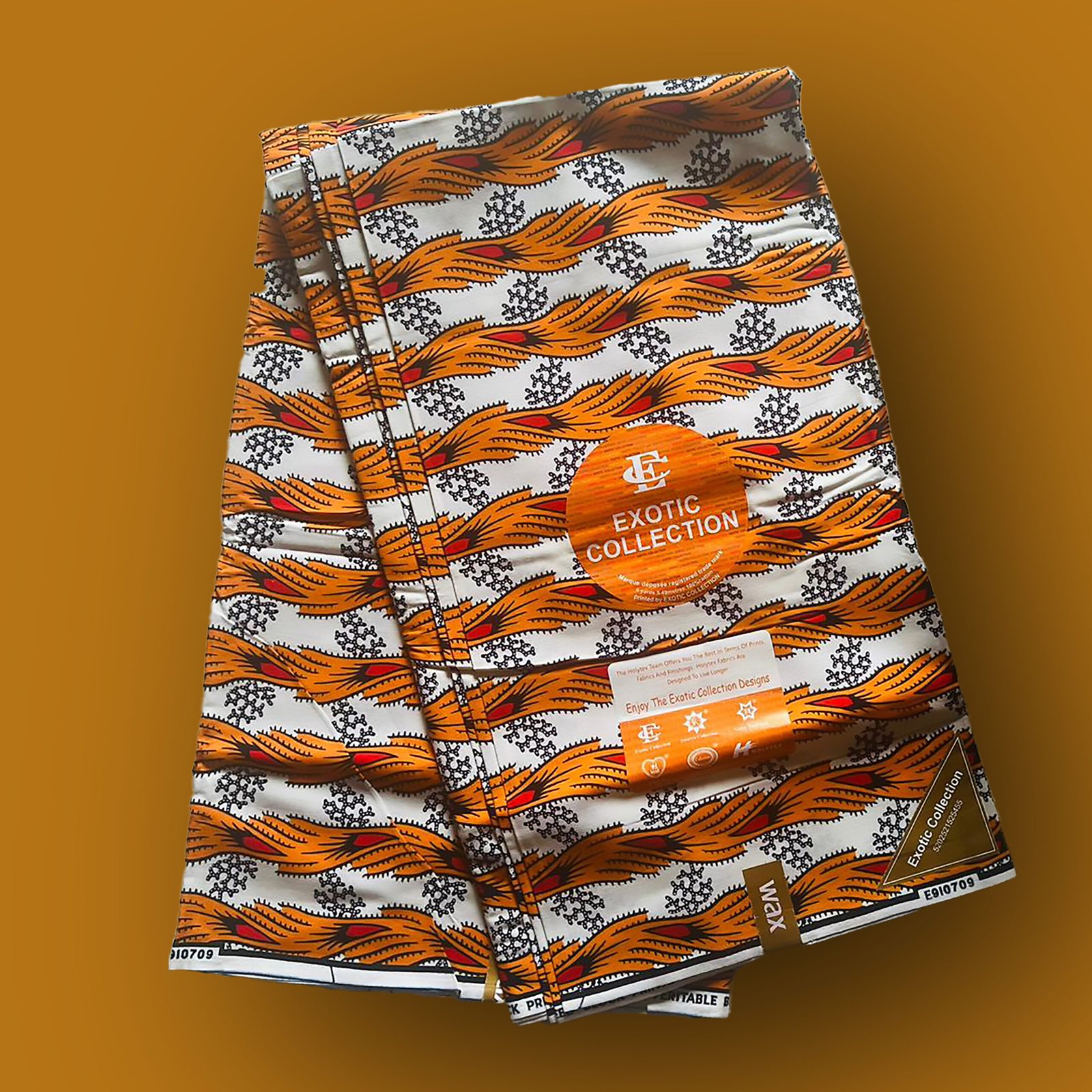 Ghana Wax Fabric 100% Cotton 6Yards